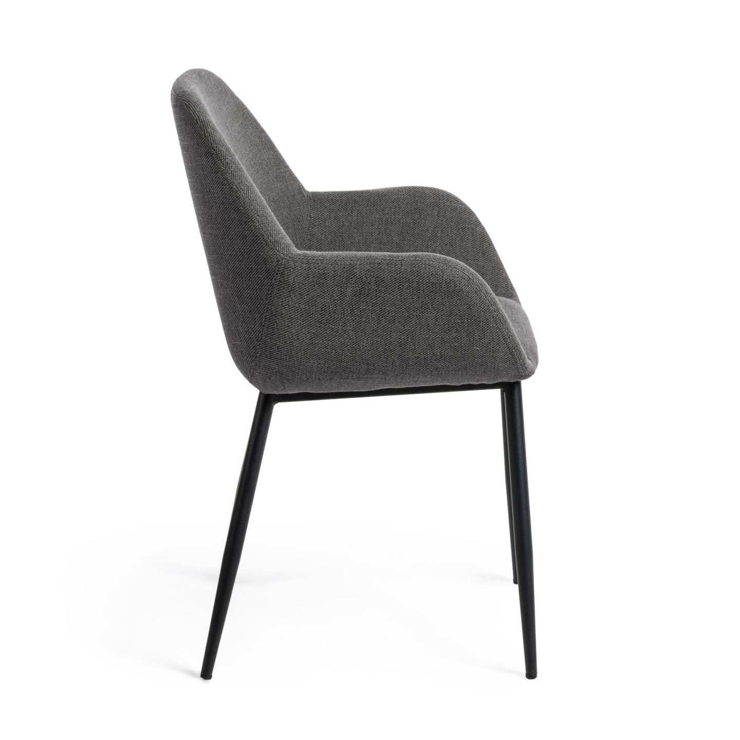 Стул Konna ткань темно-серый La Forma (ex Julia Grup)