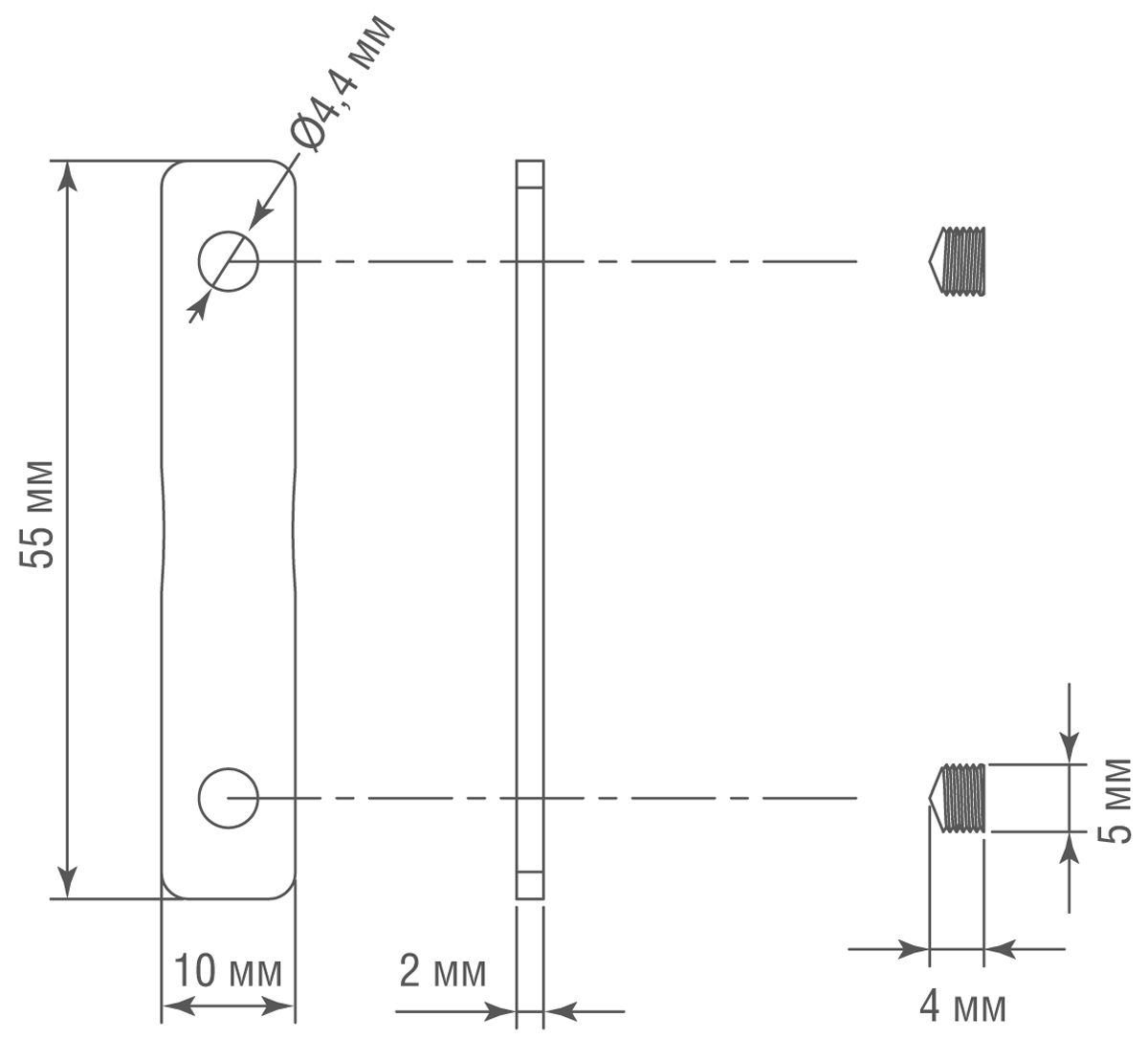 Соединитель для трекового шинопровода Donolux I Connector DLR B