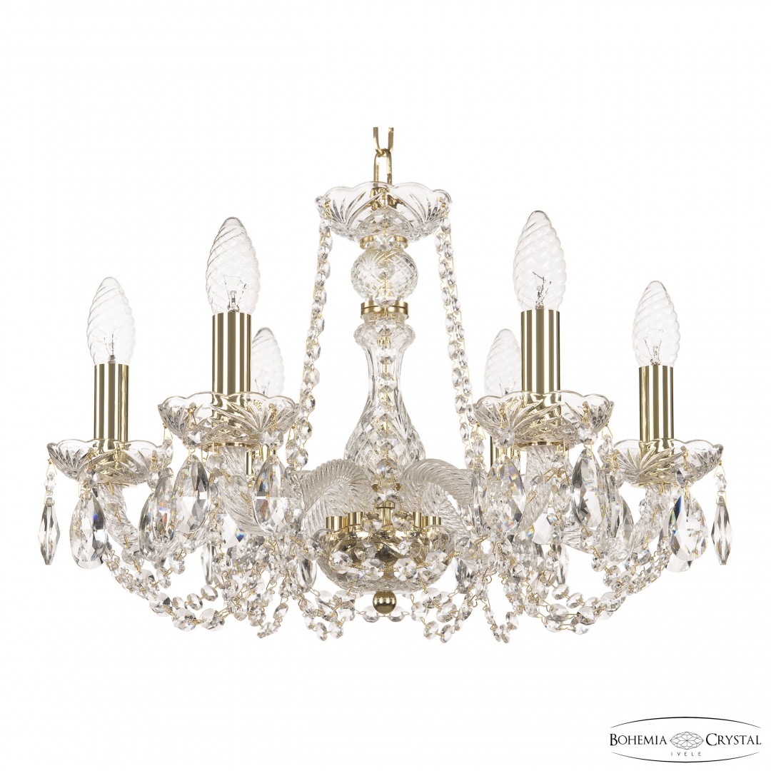 Люстра хрустальная 119/6/165 G Bohemia Ivele Crystal