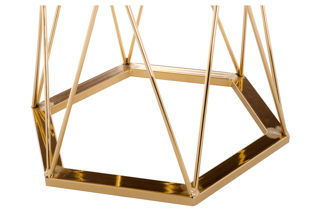 Стол деревянный Woodville Melan white / gold 11771