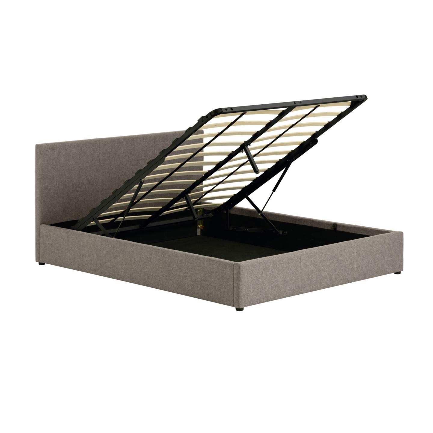 Кровать c подъемным механизмом Nahiri 160x200 серая La Forma (ex Julia Grup)