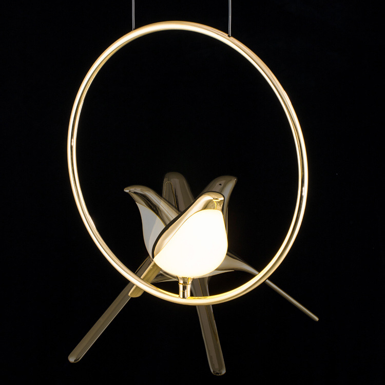 Подвесной светильник NOMI 3 gold black 3000К by ImperiumLoft