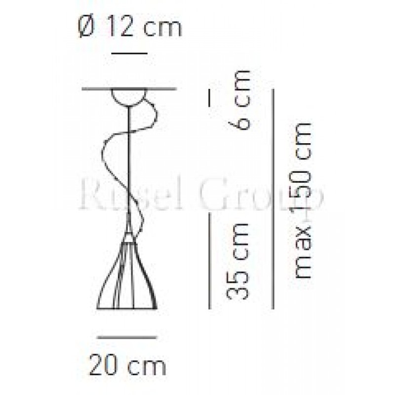 Подвесной светильник Axo Light BLUM SP 1