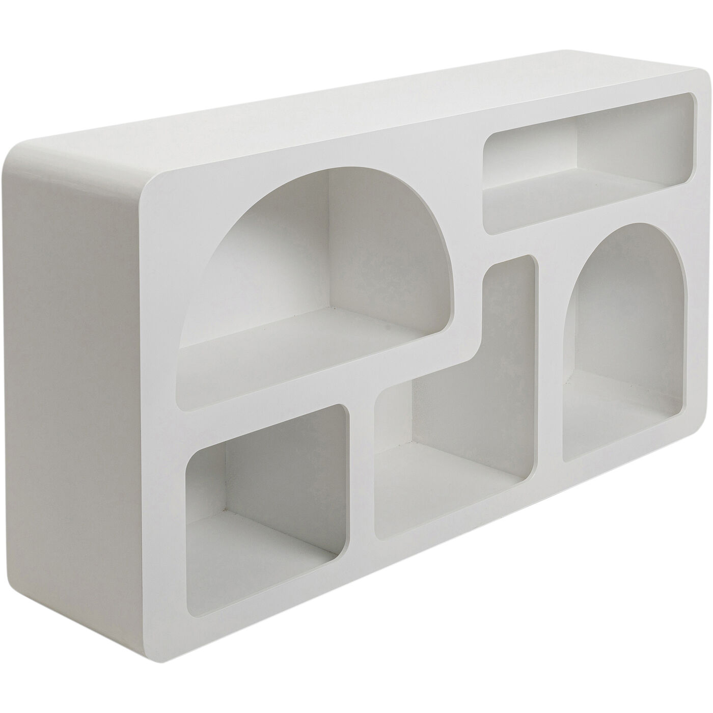 Стеллаж Paco White 140x75 см KARE 87973
