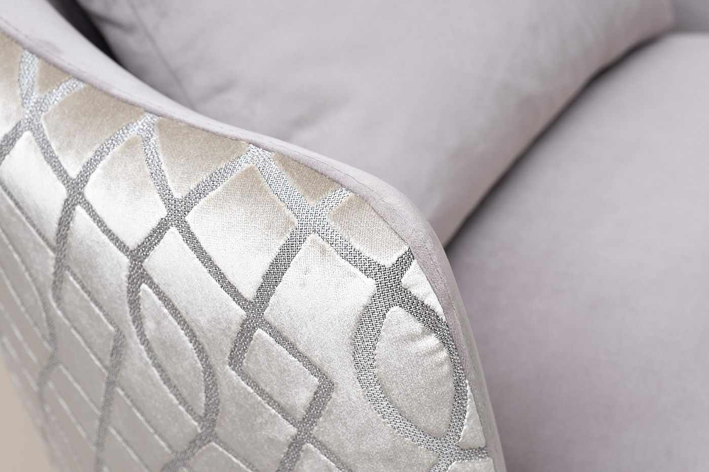 Кресло Verona вращающееся велюровое с принтом Garda Decor VERONA-Colt032+Melody