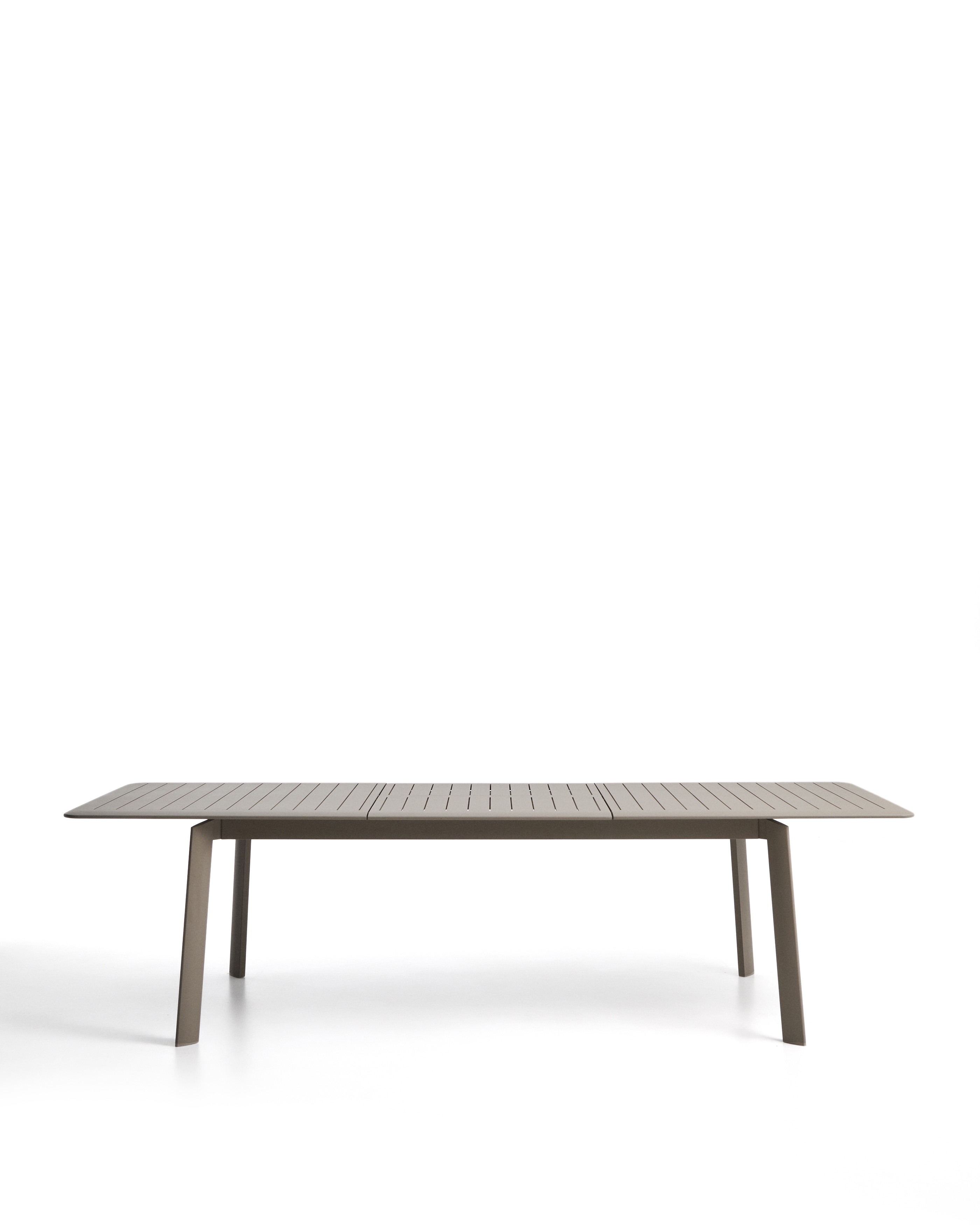 Раздвижной уличный стол Brela из алюминия цвета taupe 205(287) x 100 см La Forma 482582