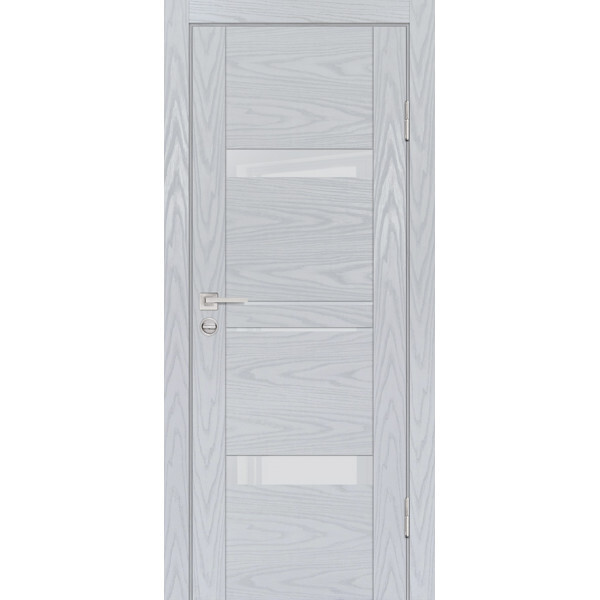 Межкомнатная дверь Graf PSM-12 лунный лакобель Дуб скай серый (2000 х 700)
