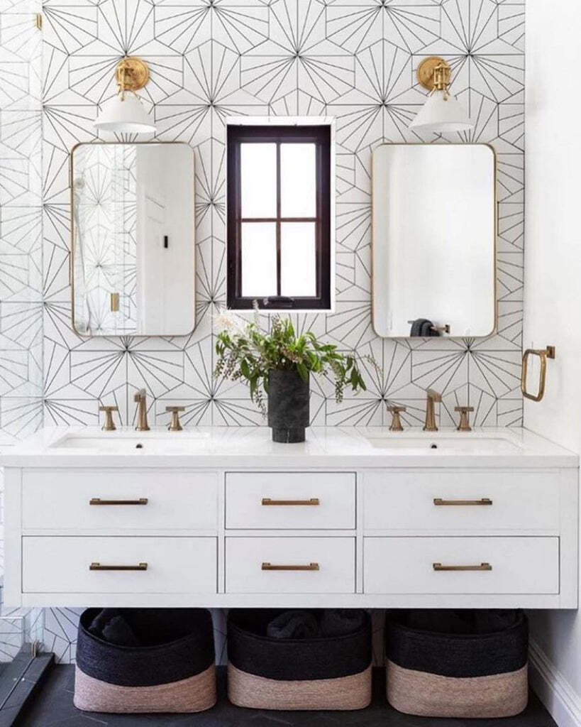 Зеркало в золотой раме Фултон Louvre Home LHMF112PG