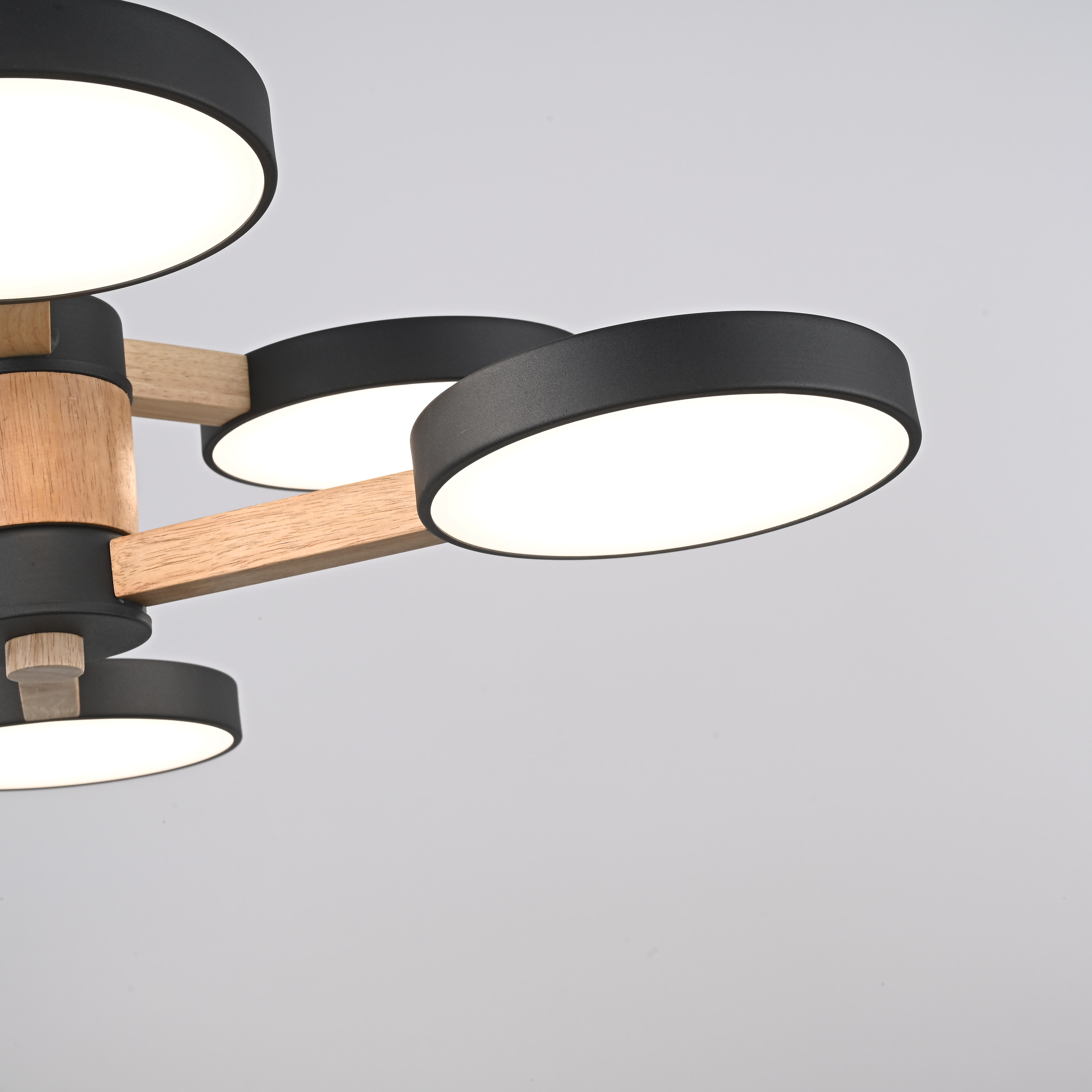 Подвесная люстра TURNA DBL L6 Black by ImperiumLoft