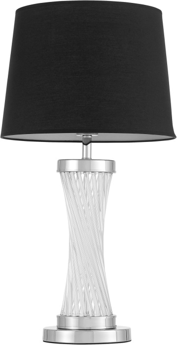 Интерьерная настольная лампа Lumina Deco LDT 302 CHR+BK