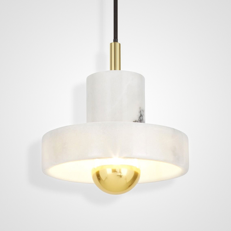 Подвесной Светильник Stone Pendant White By Imperiumloft By Imperiumloft
