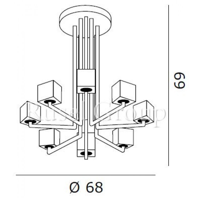 Люстра de MAJO OTTO X OTTO K8