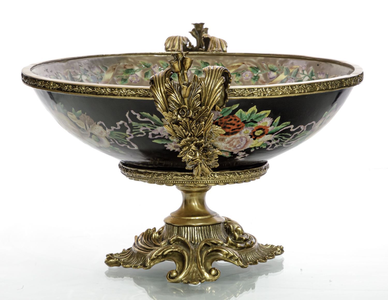 Чаша с ручками Glasar D598C/BK3670