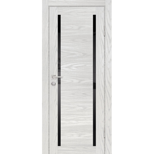 Межкомнатная дверь Graf PSM-9 черный лакобель Дуб скай бежевый (1900 х 550)