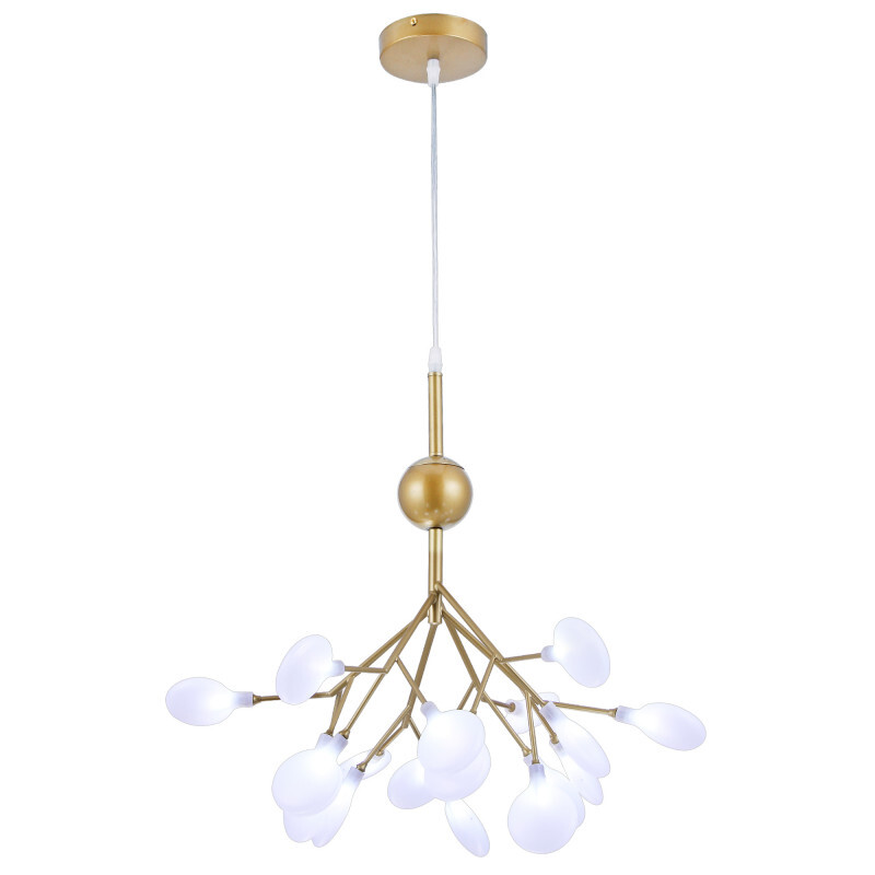 Подвесная люстра Natali Kovaltseva GRACE 75124/12С GOLD SATIN