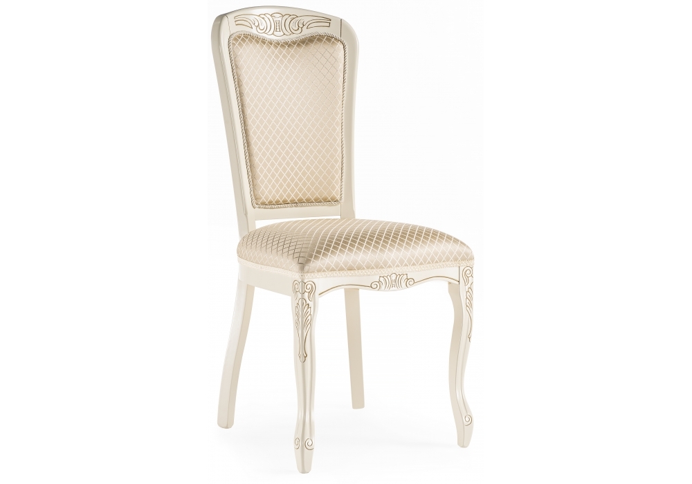 Стул деревянный Woodville Клето патина патина золото / слоновая кость 450685