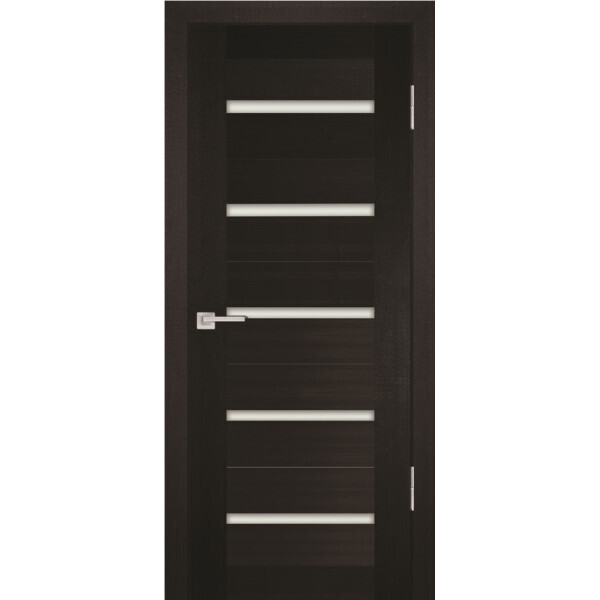 Межкомнатная дверь Graf PS-07 белый сатинат Венге Мелинга (2000 х 900)