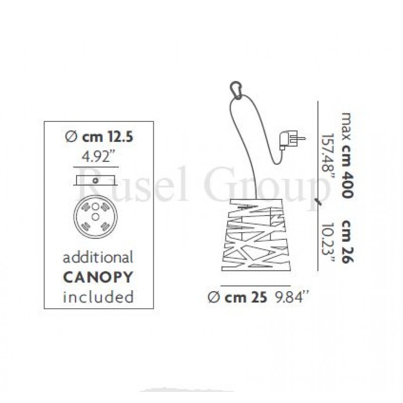 Подвесной светильник Studio Italia Design TORNADO SO