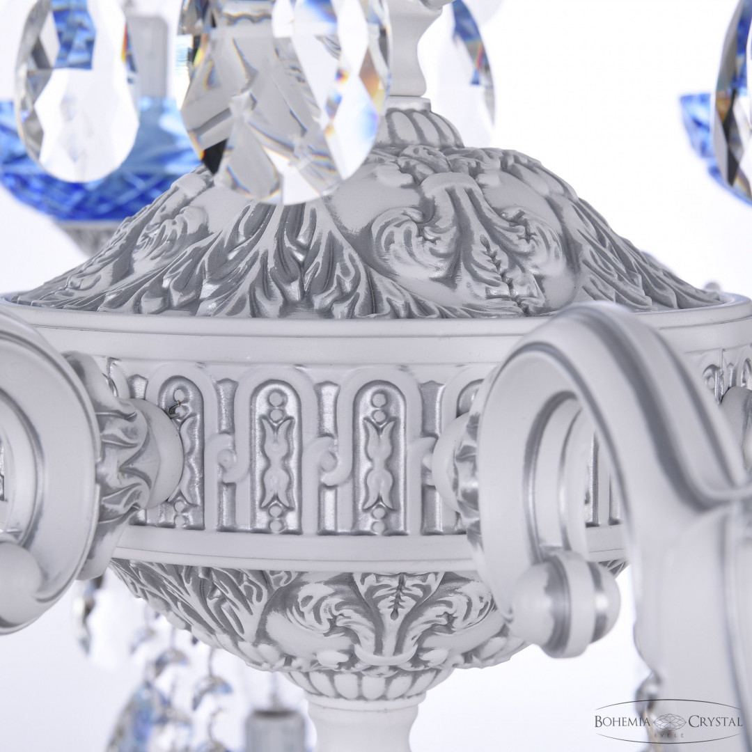 Люстра хрустальная AL78101/16+8+8/300/3d B WMN P Aquamarine/M-1F Bohemia Ivele Crystal