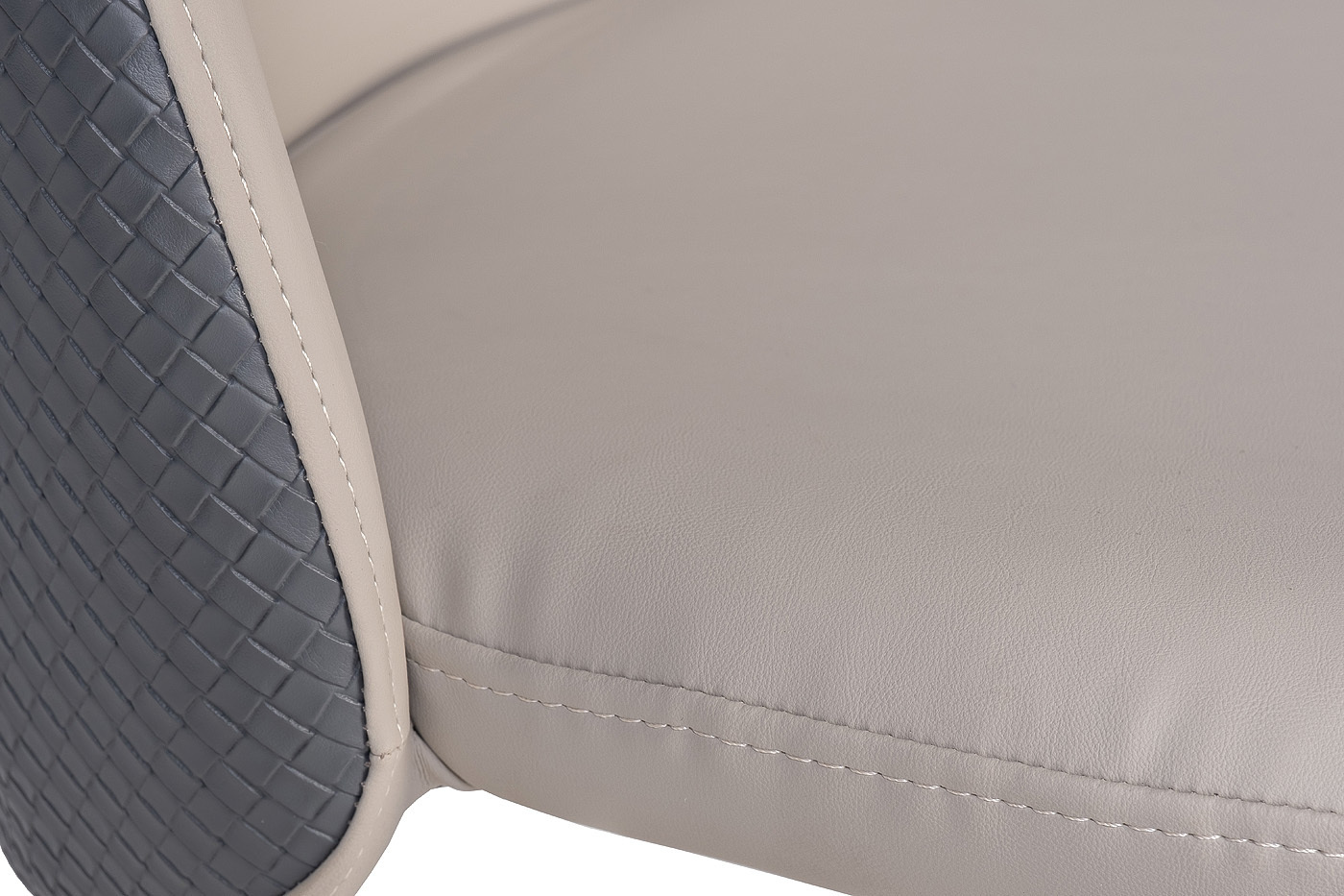 Стул экокожа бежевая/серая Garda Decor 30C-DX-2100