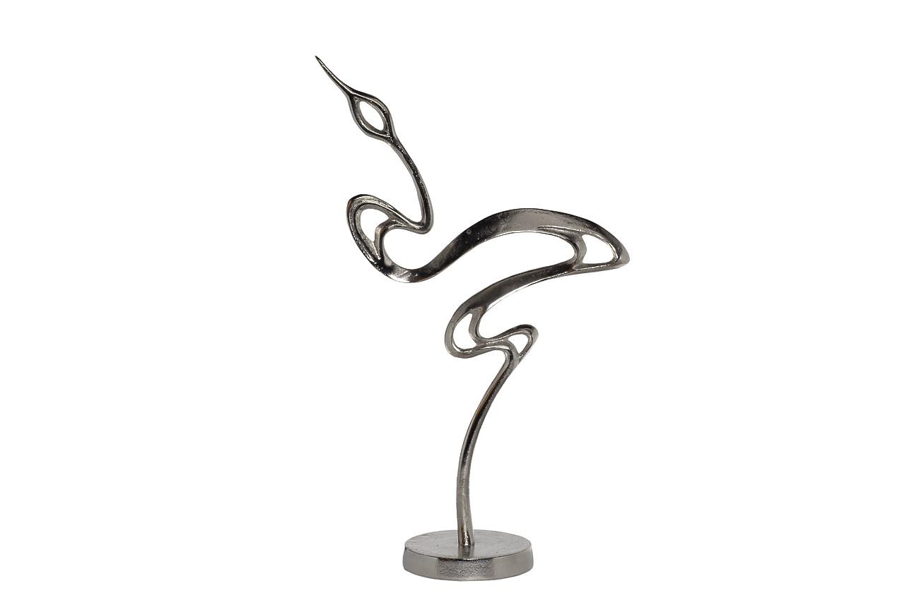 Статуэтка "Цапля" серебряная Garda Decor 71PN-0601B