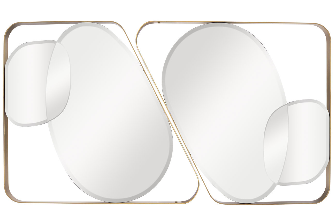 Зеркало декоративное в металлической раме Garda Decor KFE1210
