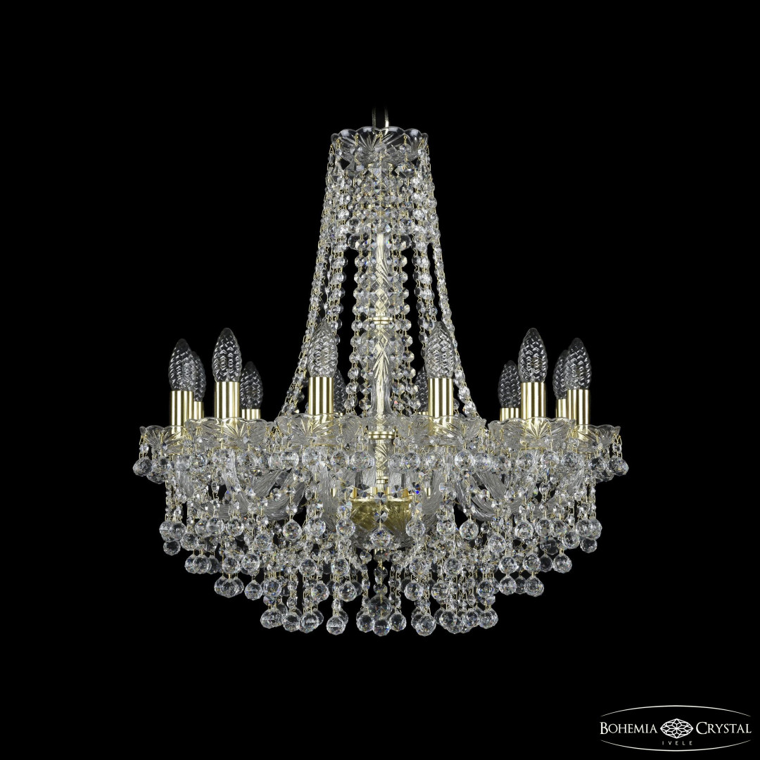 Люстра хрустальная 1409/12/195/h-63 G