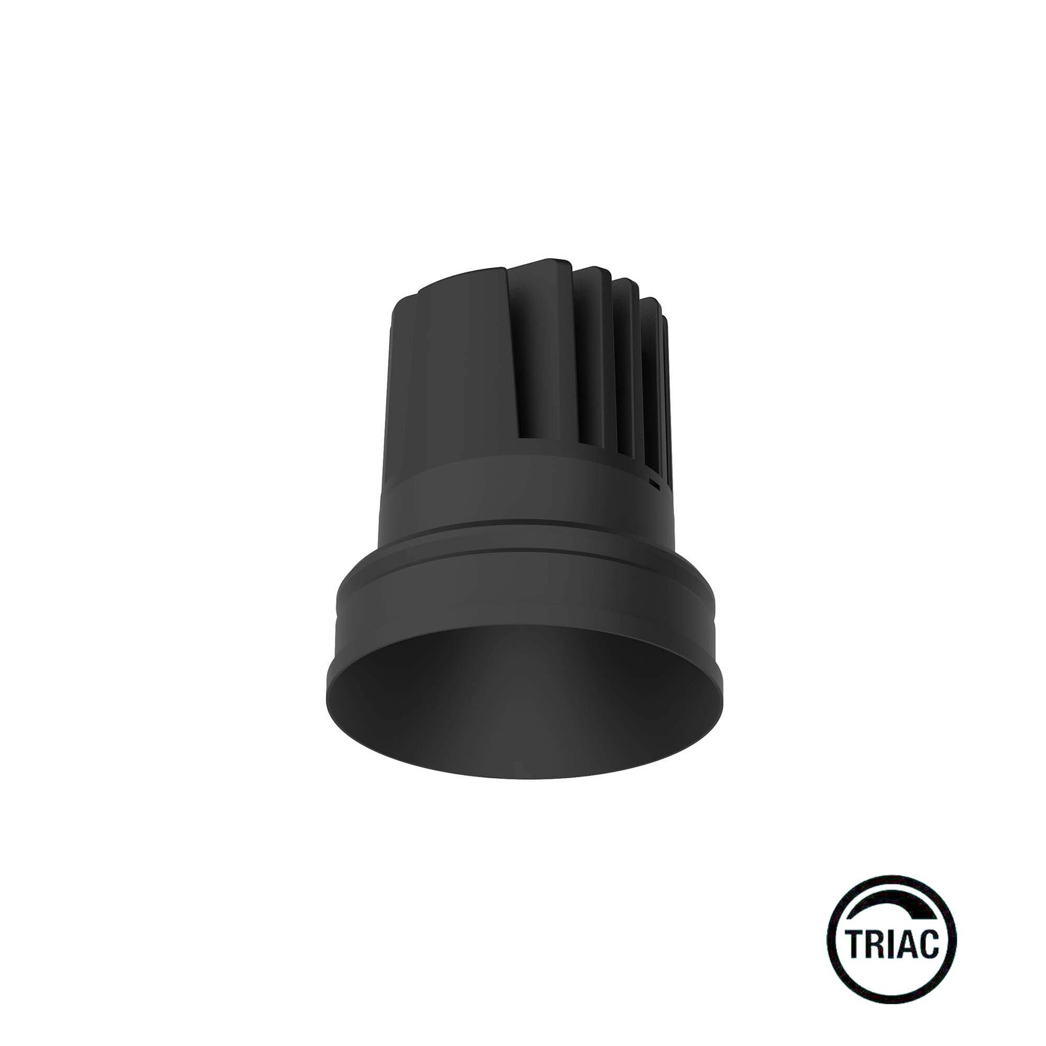 Встраиваемый светильник ELIOS FIJO IP54 7W черный 24є 4000K TRIAC Faro