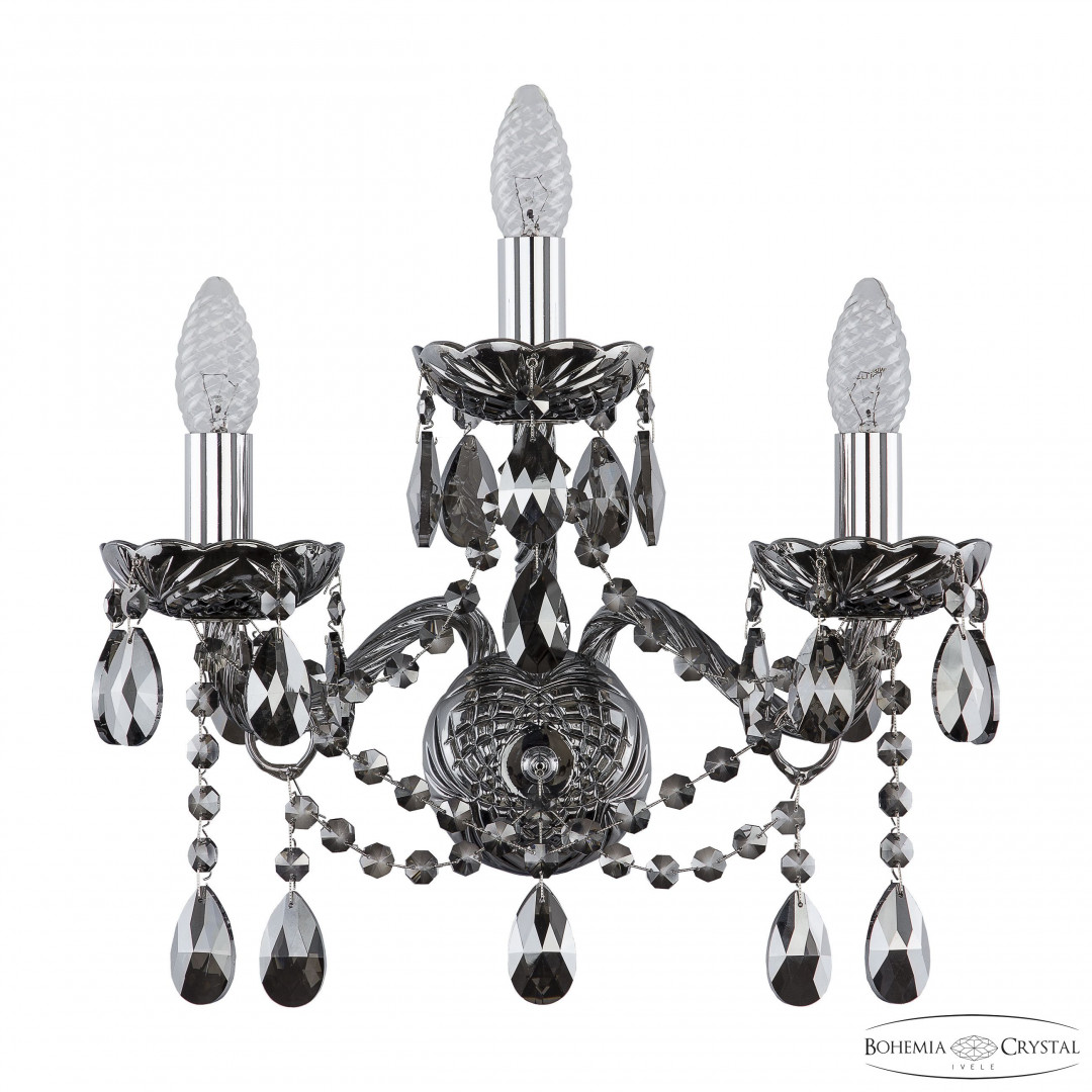 Бра хрустальные 1413B/2+1/165 Ni M781