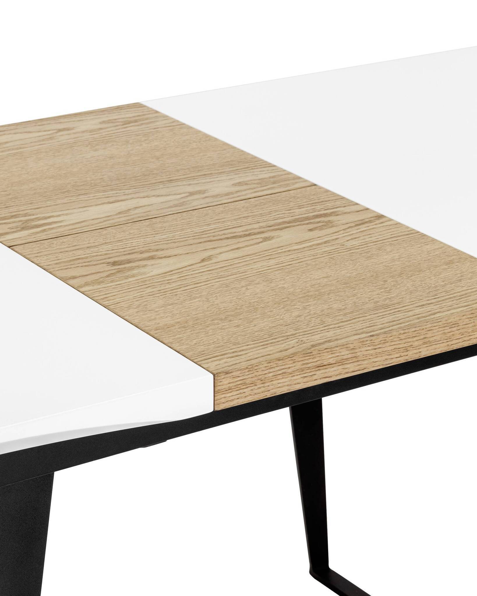 Стол обеденный Йорк раскладной 120-160*80 белый Stool Group
