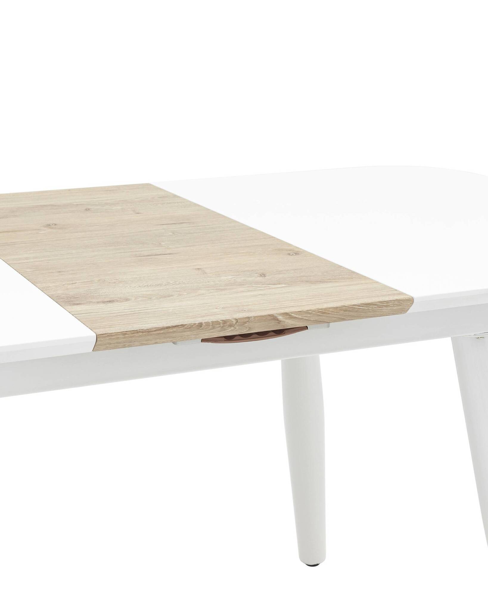 Стол обеденный Чикаго раскладной 120-160*90 белый Stool Group