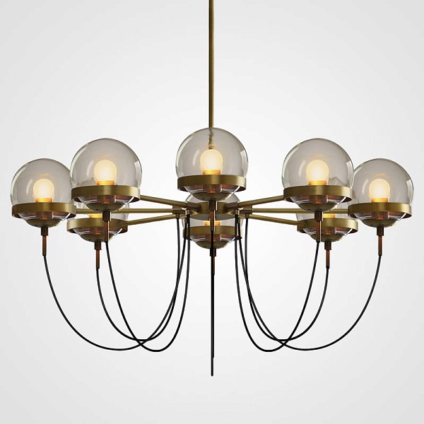 Потолочный светильник ORBIT L8 Bronze by ImperiumLoft