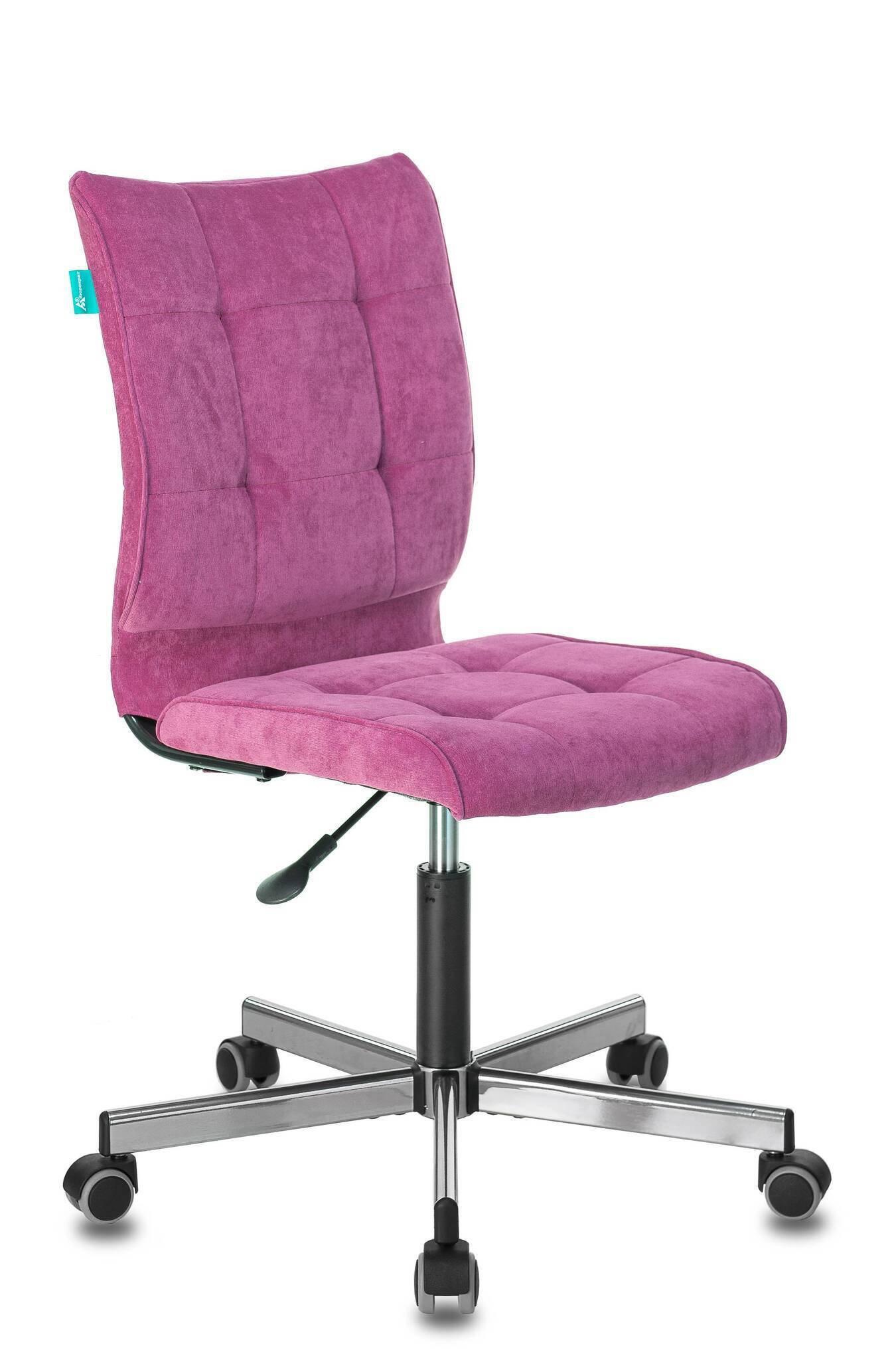 Кресло Бюрократ CH-330M/LT-15 без подлокотников малиновый крестовина металл Stool Group