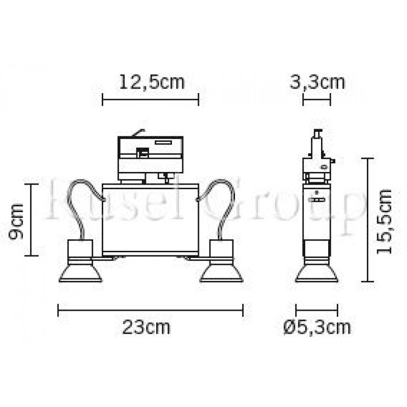 Светильник на шину Fabbian Orbis D70 J05 15