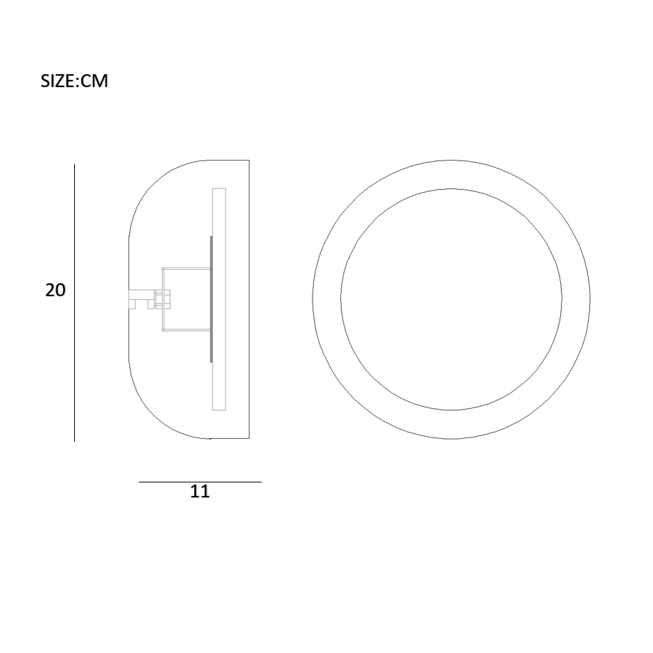 Бра Loke D20 Red By Imperiumloft