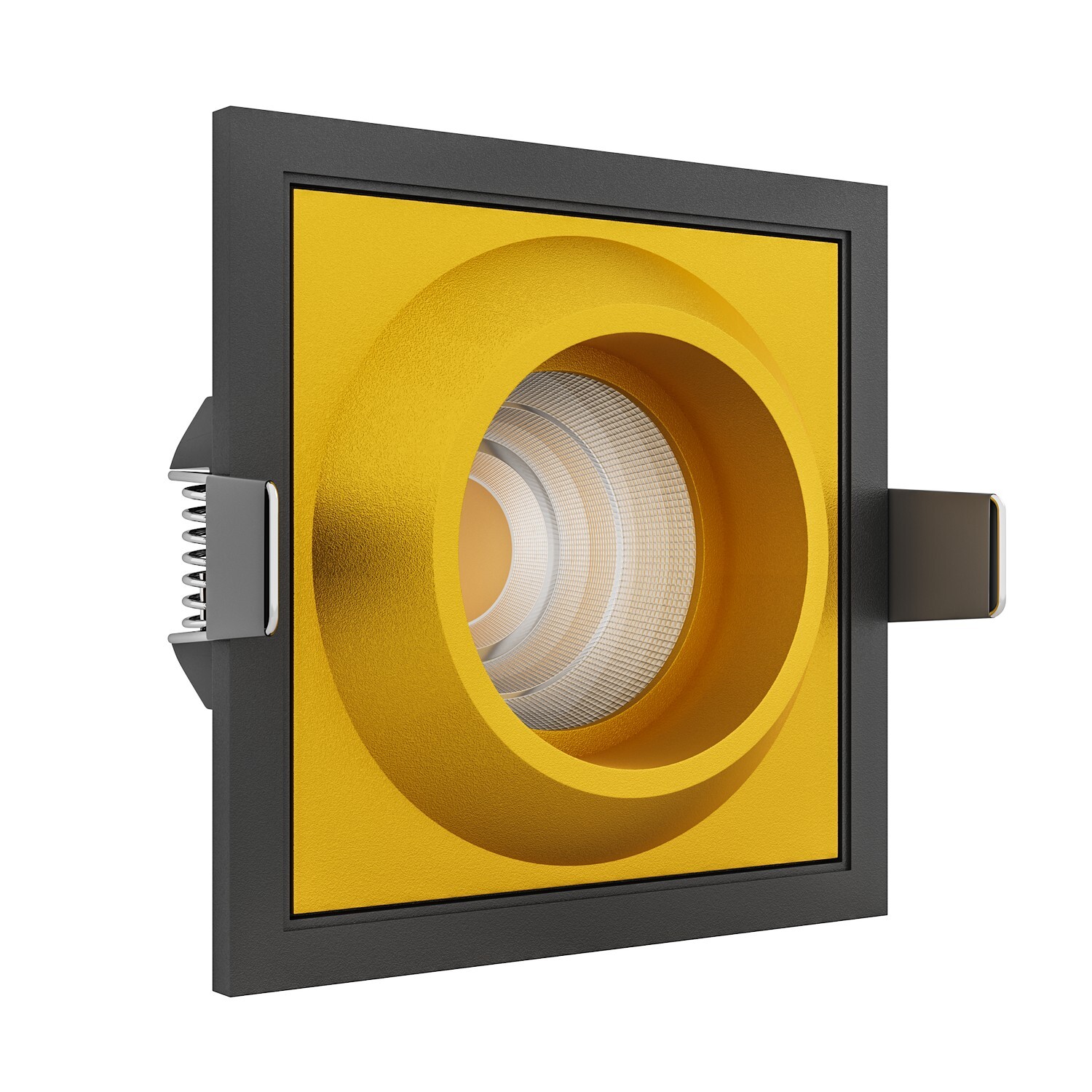 Встраиваемый светодиодный светильник Ledron GIZA SQ Black-Gold