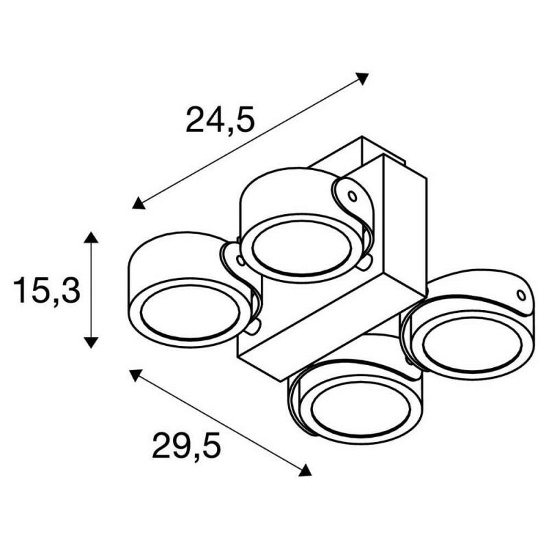 Потолочный светильник SLV 1001434