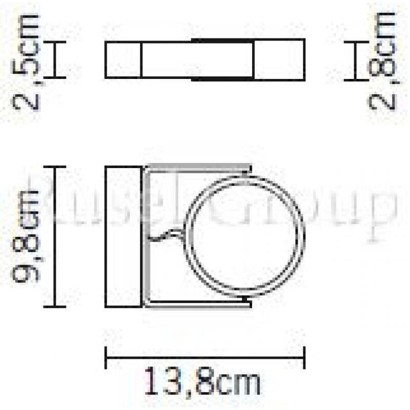 Настенно-потолочный светильник Fabbian Sette W D54 G05 11