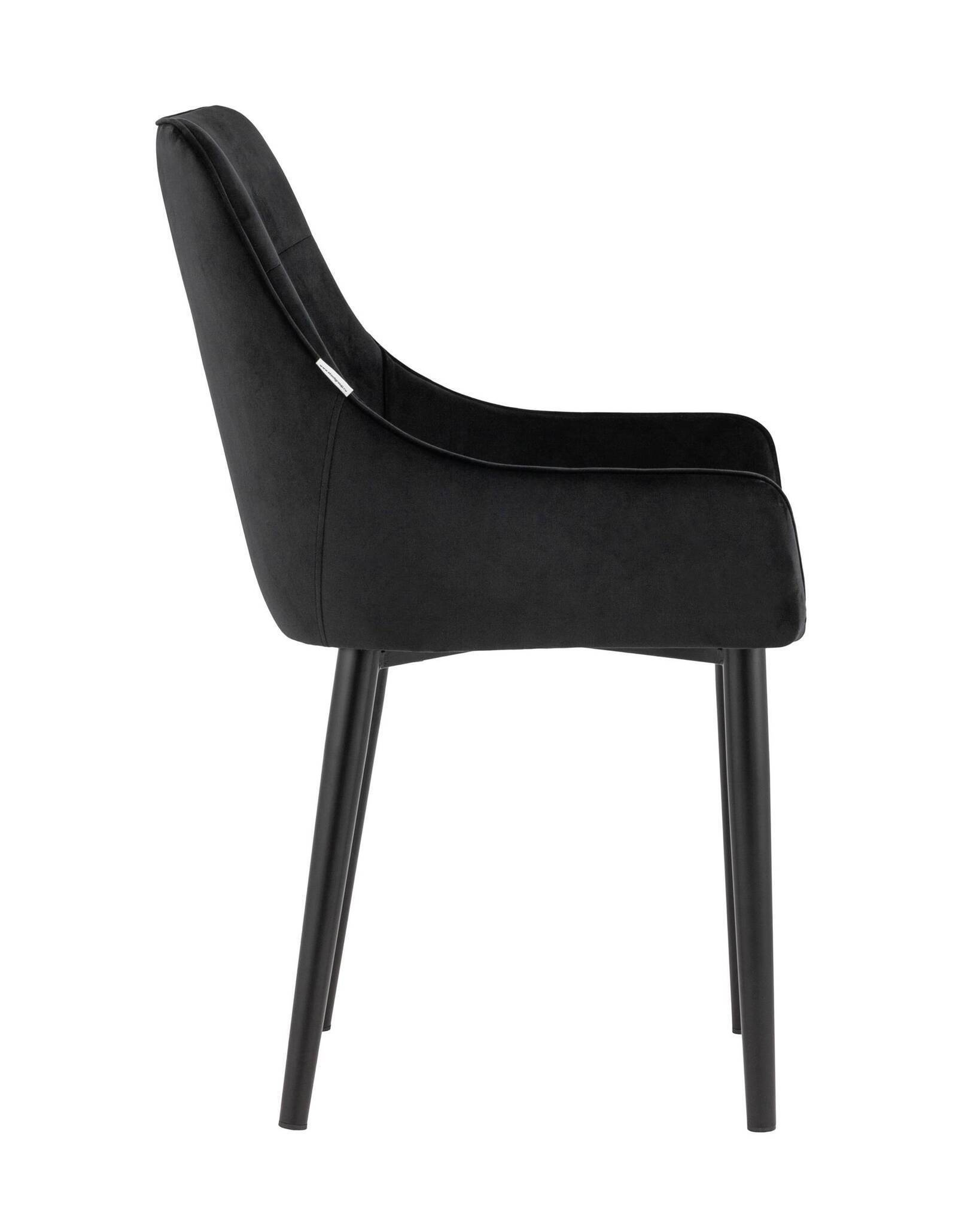 Стул Джоан велюр черный Stool Group
