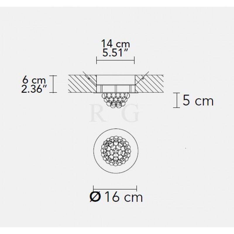 Встраиваемый светильник Masiero Bool SPOT