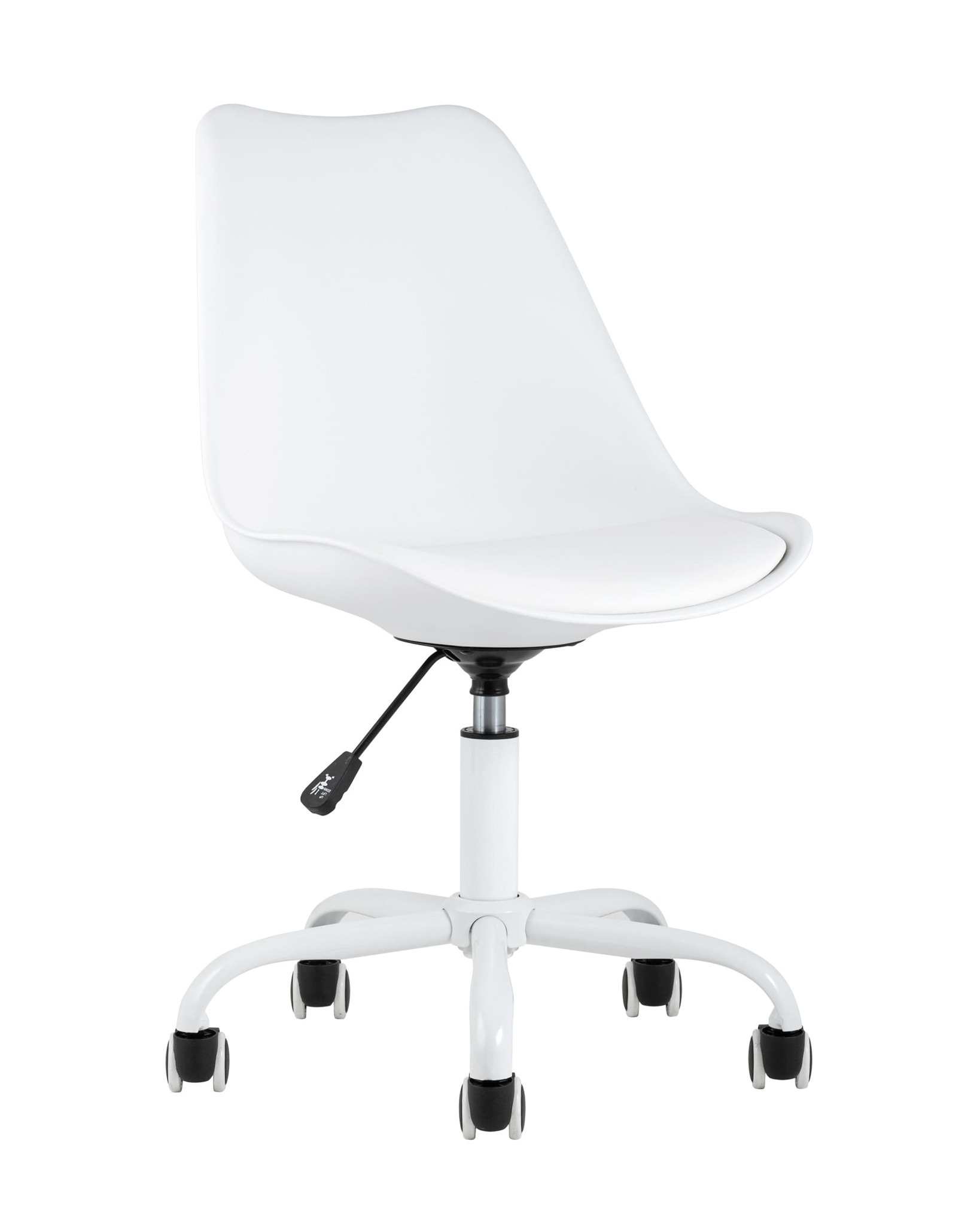 Стул офисный Blok пластиковый белый Stool Group