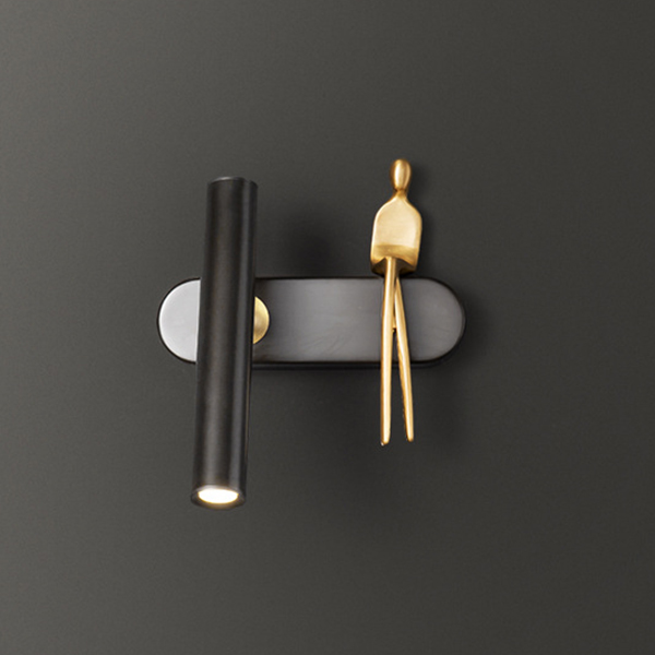 Настенный светильник REMUS Left Brass by ImperiumLoft
