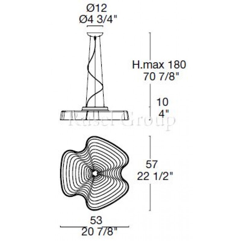 Подвесной светильник Leucos  INFINITY (ALT LUCIALTERNATIVE)