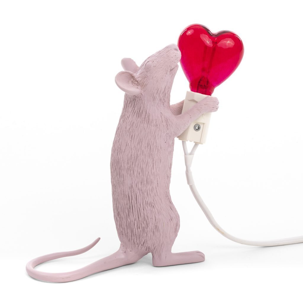Настольная лампа Seletti Mouse Lamp Love Edition USB 15220SV
