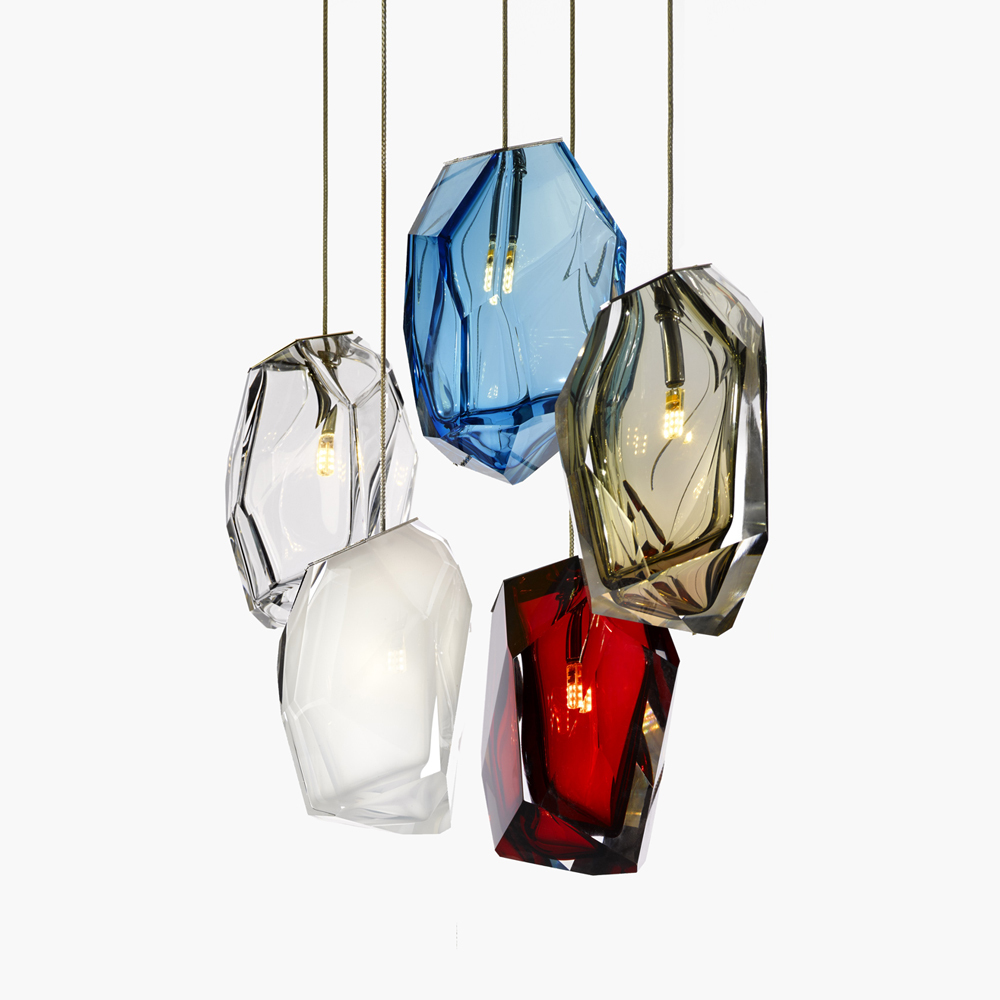 Подвесной светильник LASVIT Crystal Rock 5 multicolor Подвесной светильник LASVIT Crystal Rock 5 multicolor