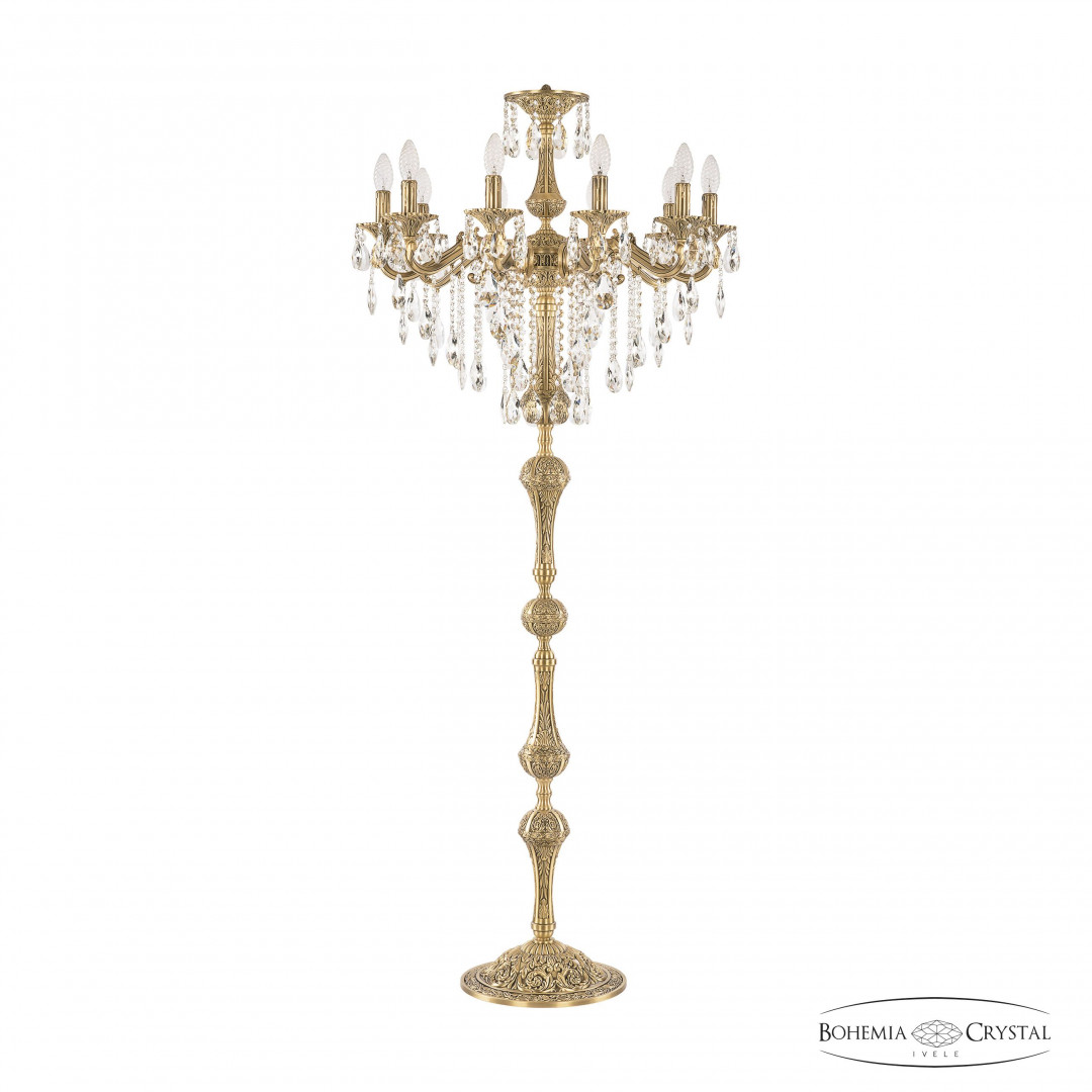 Торшер бронзовый с хрусталём 72102T/10/210 B FP