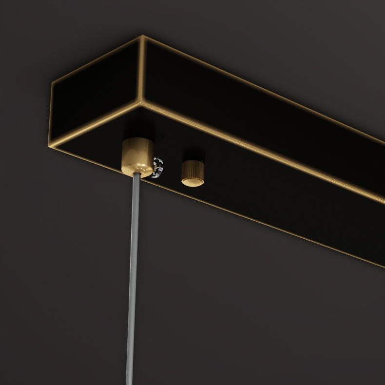 Подвесной светильник ILIANA LONG L102 Brass by ImperiumLoft