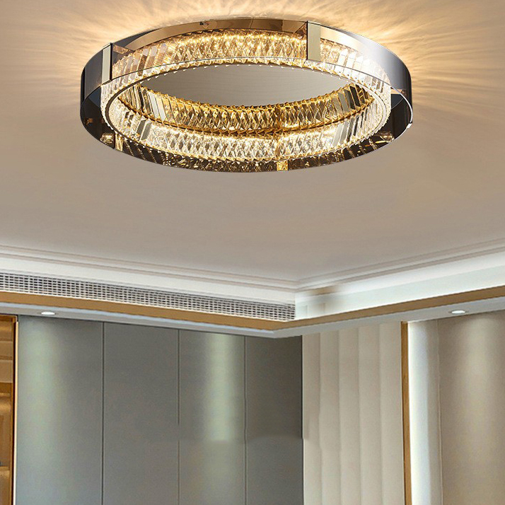 Потолочная люстра PERSEY D45 Grey Трехцветный свет by ImperiumLoft