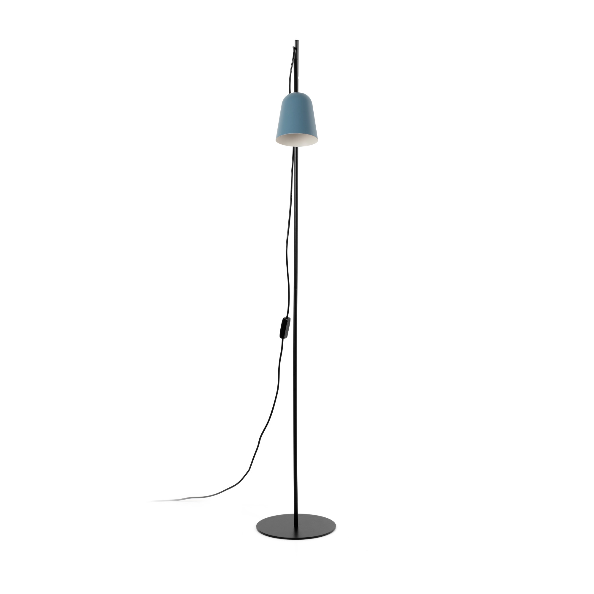 Торшер STUDIO синий абажур 1xE14 Faro