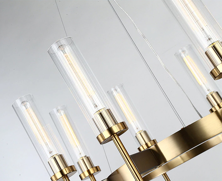 Люстра  Delight Collection Alouette 8 brass